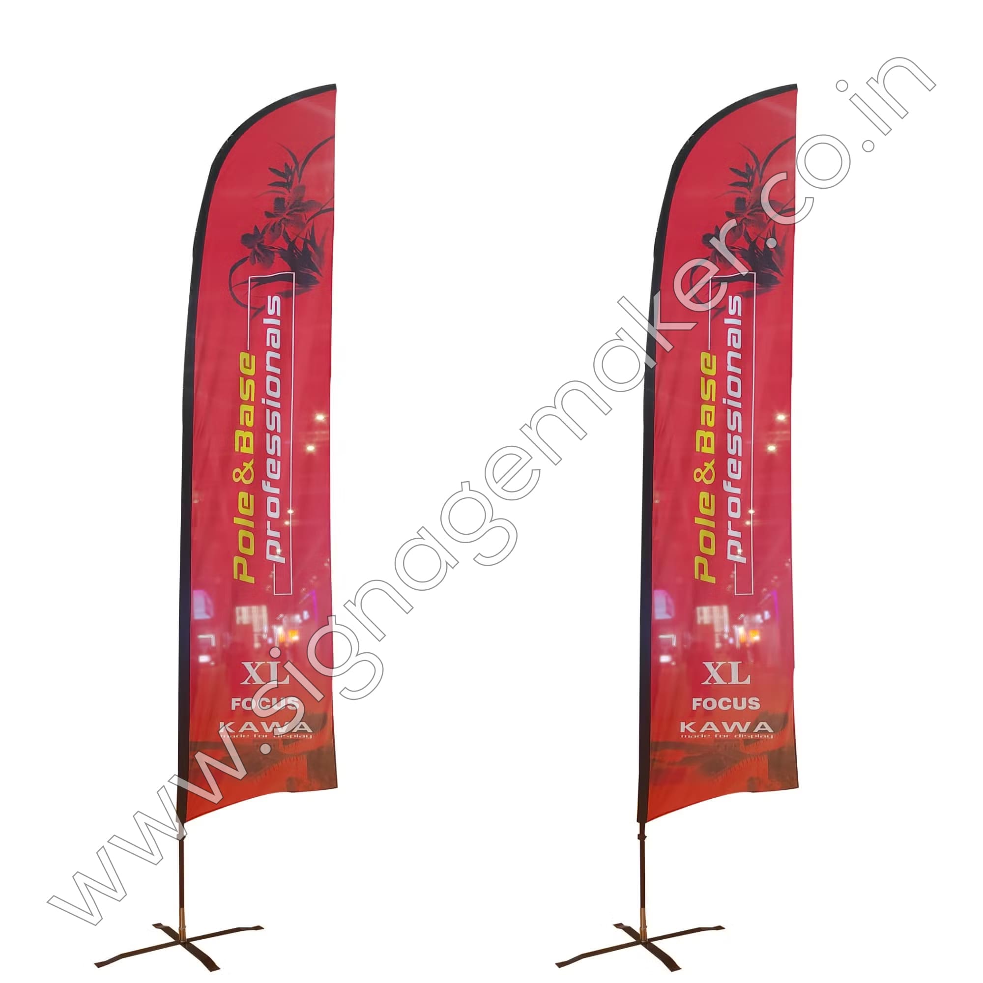 Custom Flag Banner Stand for Events & Promotions